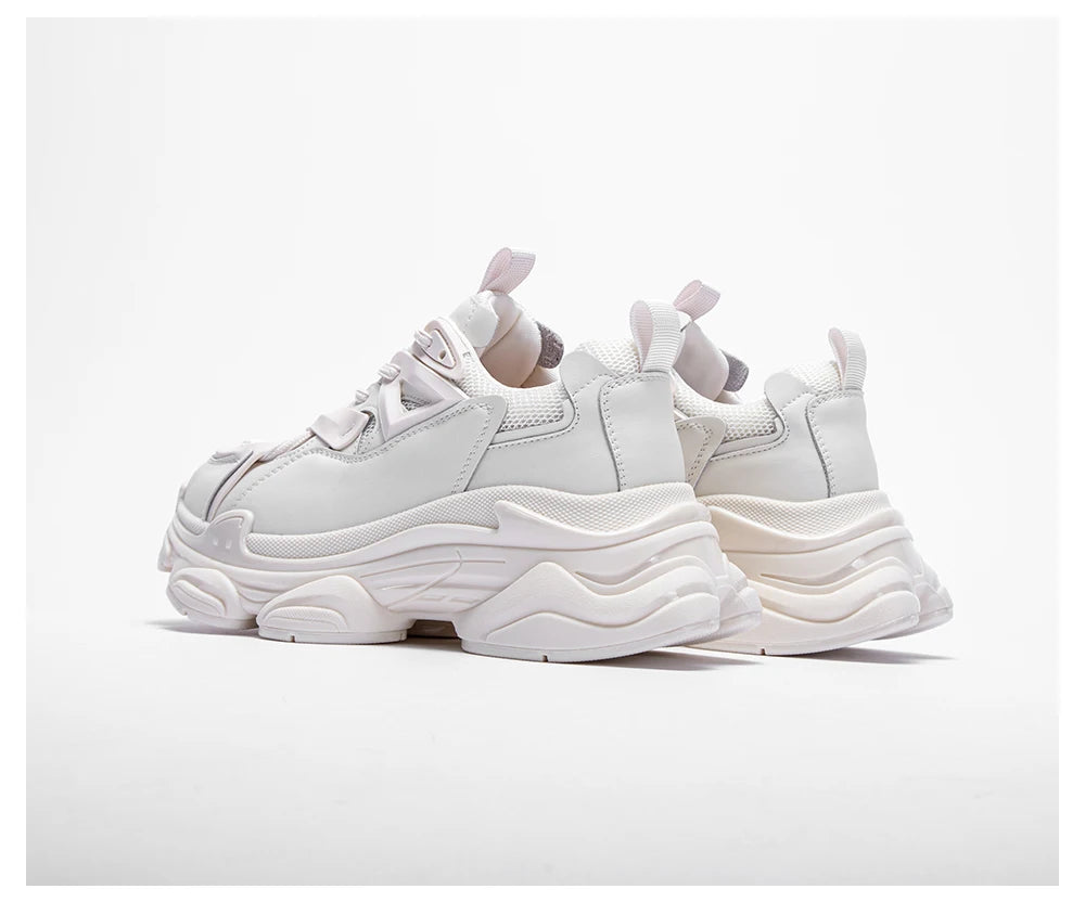 CH 2023 Women's Shoes Summer New Thick Sole Casual Sports Shoes Women's Lightweight Versatile Lace up Dad's Shoes