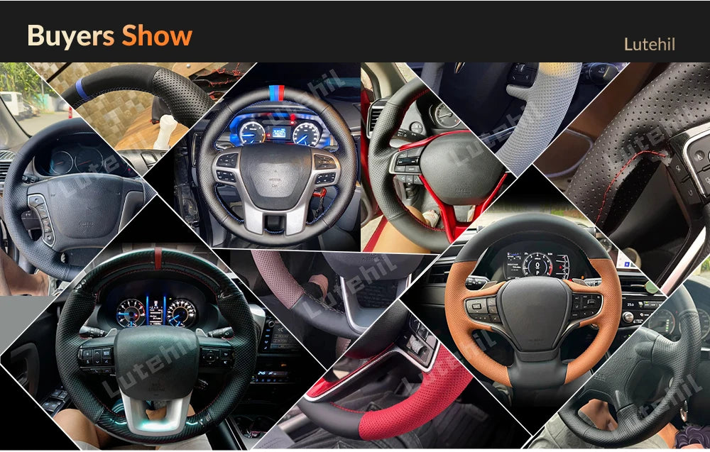 For Seat Ibiza 2004 2005 2006 Custom Car Steering Wheel Braid Cover Hand Sewing DIY Artificial leather Suede Car Accessories by PDG ibma
