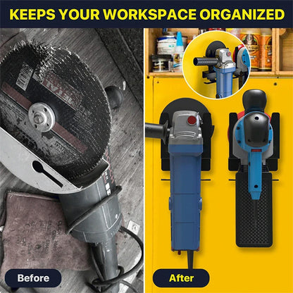 1/2Pcs Angle Grinder Holder Multipurpose Wall-mounted Hanger Angle Grinder Frame Tool Angle Grinder Stand for Shops Workbench