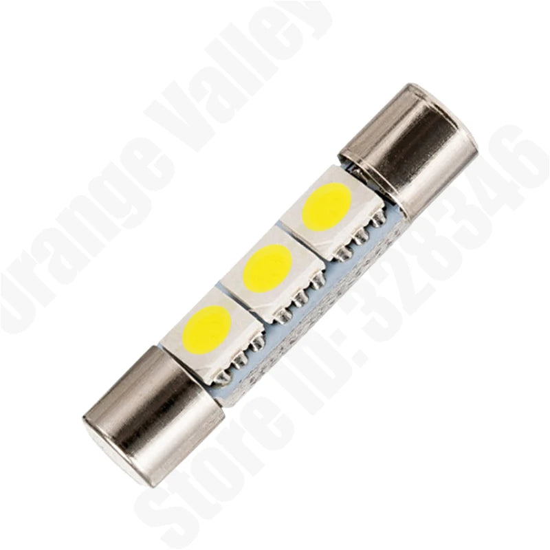 10Pcs Festoon Car led 28 29 mm 4014 9 led bulb 3030 4 SMD reading lamp 5050 3 leds Auto Interior Light DC 12V