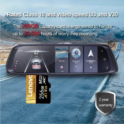 Lenovo SD Memory Card 2TB 1TB 512GB 128GB 256GB Micro SD Card V60 U3 Flash Cards TF Card Memory Microsd For Insta360 DJI Drone