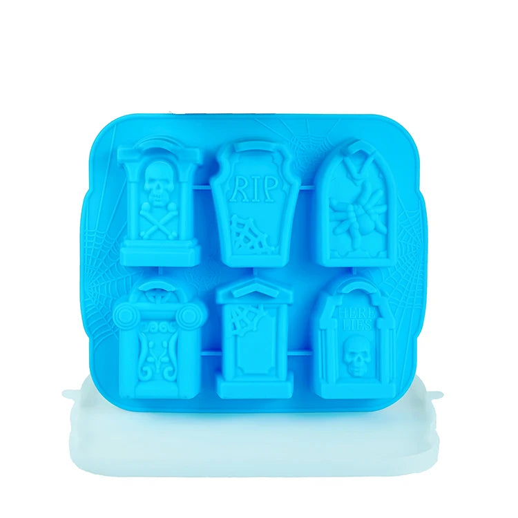 3D Skull Baking Cake Mold for Halloween ,Ice mold,Food Grade Silicone DIY Large Skull Cake Pan,Halloween Decor Birthday Party