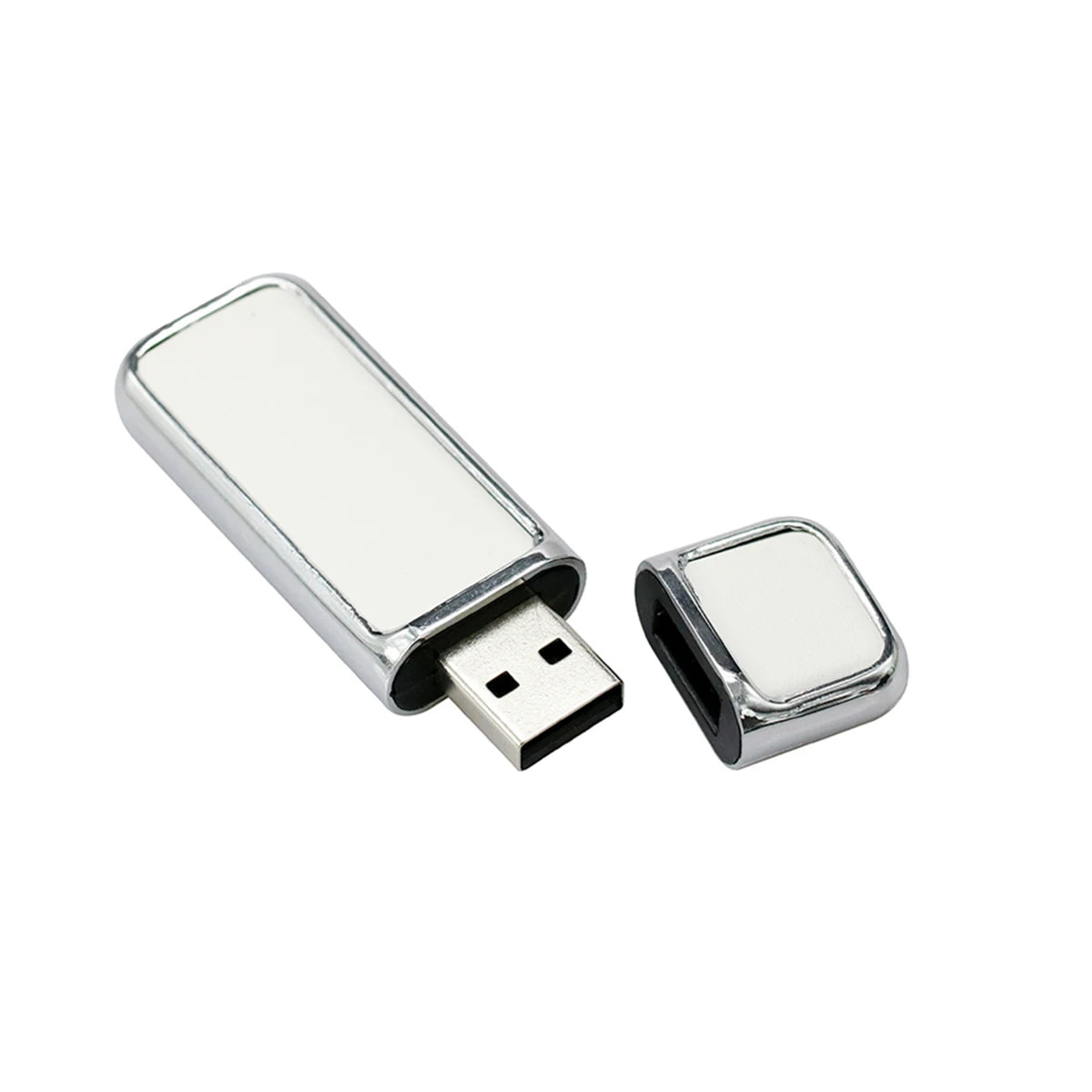 Pendrive 256GB USB Flash Drive Leather with Metal Keychain 64GB 32GB 8GB Business Usb Memories Disk 128GB Pen Drive Memory Stick