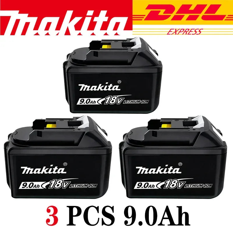 100% Genuine Makita Battery 18V 6Ah 9Ah Rechargeable Lithium Battery High Capacity for Makita Cordles Power Tool Battery