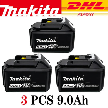 100% Genuine Makita Battery 18V 6Ah 9Ah Rechargeable Lithium Battery High Capacity for Makita Cordles Power Tool Battery