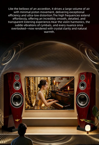 BL-8 Diamond 8 Flagship Hi-Fi Floor Standing Speakers, Audiophile High-End Passive Tower System for Home Audio