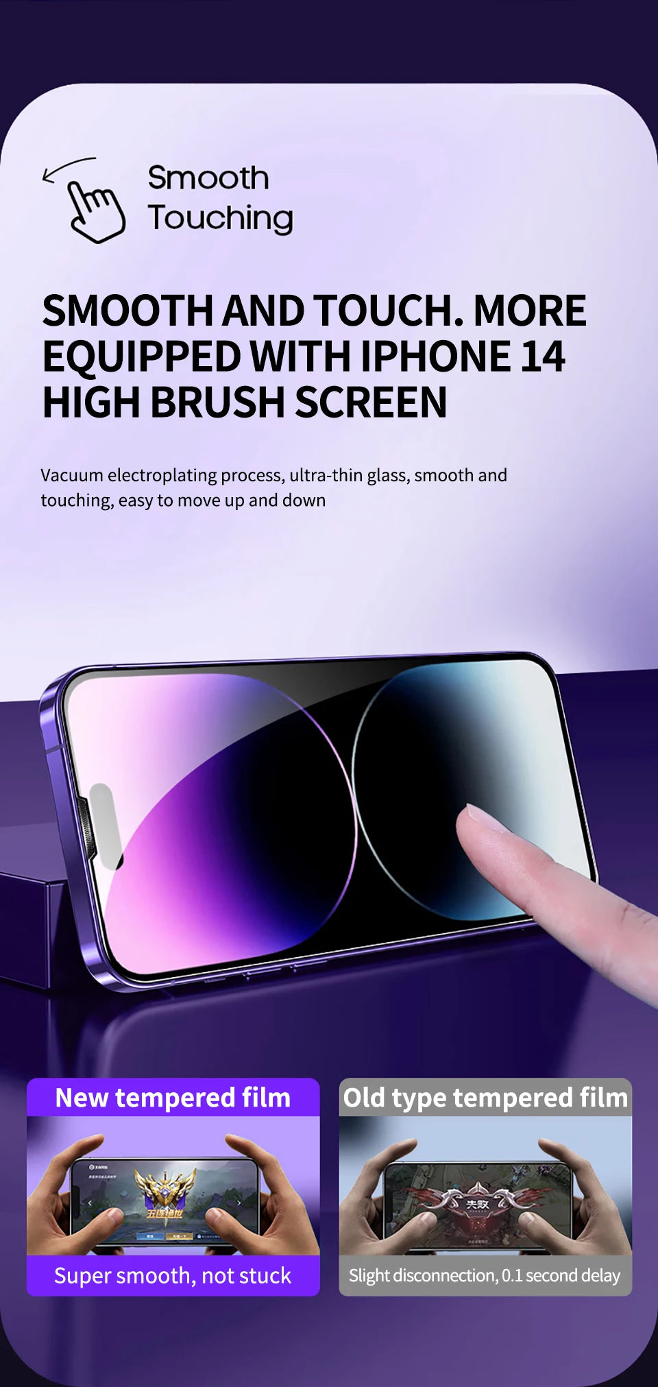 Premium Tempered Glass For iPhone 12 13 14 Pro Max Screen Protector Glass 14 Plus Full Cover With Automatic installer