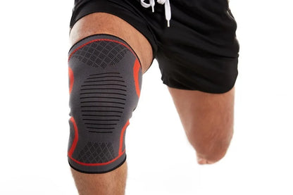 WOSWEIR-1 PC Elastic Knee Pads Nylon Sports Fitness Kneepad Fitness Gear Patella Brace Running Basketball Volleyball Support