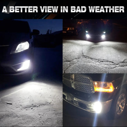 H8 H11 LED Headlights Canbus H7 9005 HB3 9006 HB4 Fog Light Bulb 30000LM 5500K LED Daytime Car Lamp for Auto 12V Headlamp