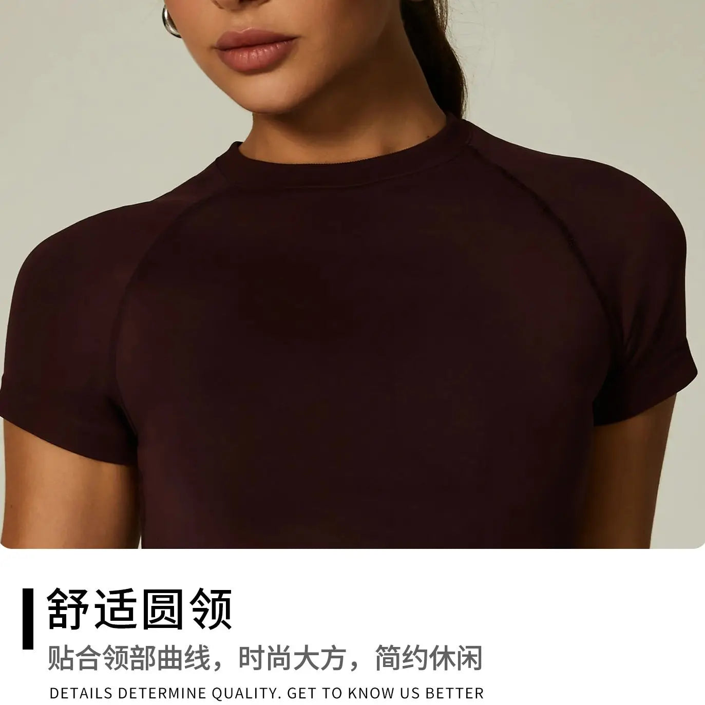 ZHEJIN Seamless Sports T-shirt Women Slim Fit Gym Workout Top Short Sleeve Yoga Shirt Curved Hem Breathable Athletic Sportswear