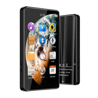 4 Inch Full Touch Screen MP3 Player Bluetooth 5.2 Walkman MP4 16GB Built-in Speaker Music Player with FM Radio Recorder E-Book