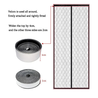 Winter magnetic cotton door curtain, thickened, warm, windproof, partition curtain, soundproof, cold proof, blackout curtain
