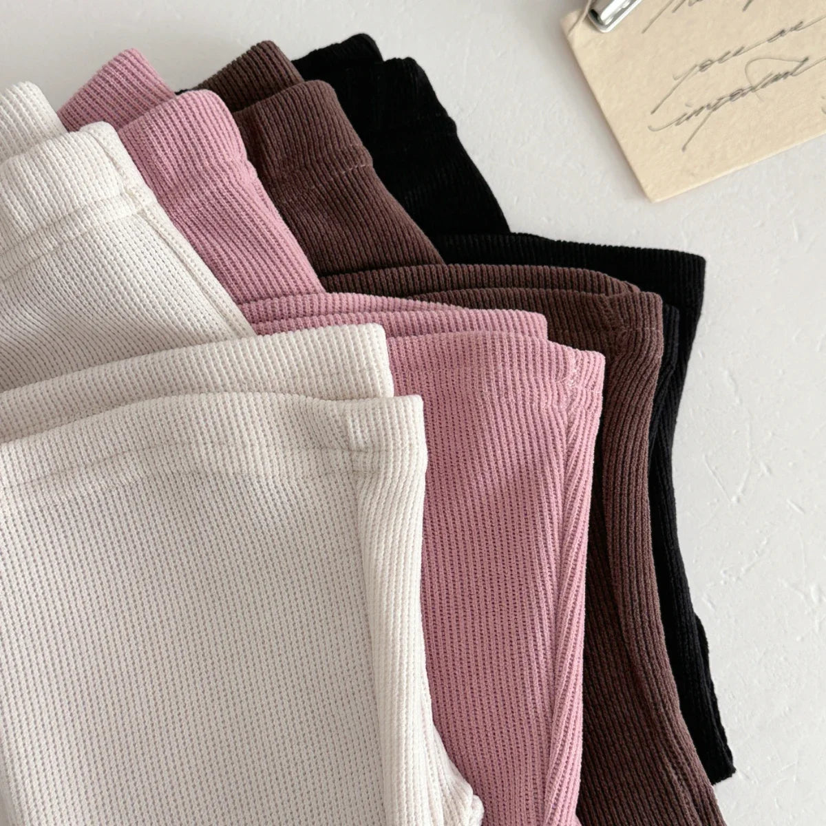 Baby Trousers Spring Loose Solid Color Bell Bottom Pants Newborn Girl Stretch Trousers Autumn Toddler Girl Clothes