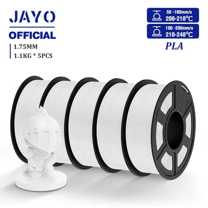 JAYO PLA/PLA META/PETG/SILK/PLA+/Wood/ ABS/Marble 3D Printer Filament 1.75mm 5KG 3D Printing Materials for 3D Printer&3D Pen