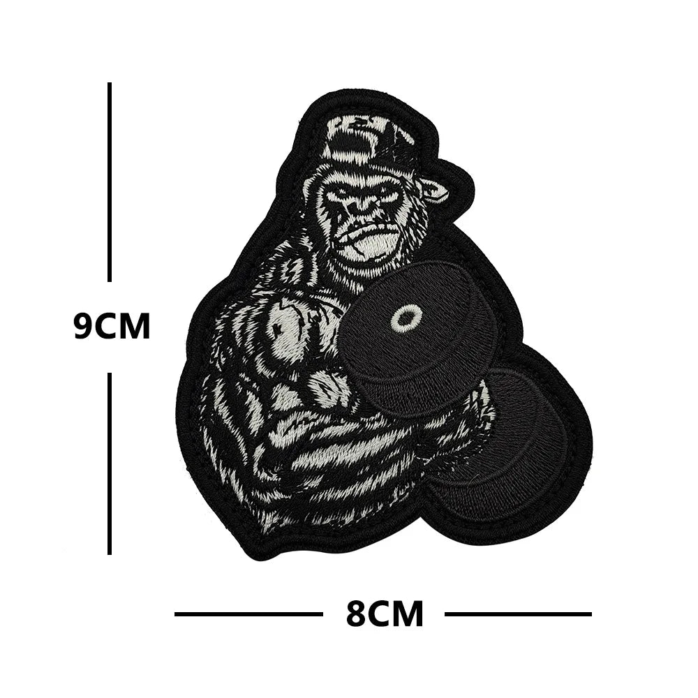Sports Fitness Gym Patches No Pain No Gain ATHLETE team club Tactical Embroidered Patch brand Armband