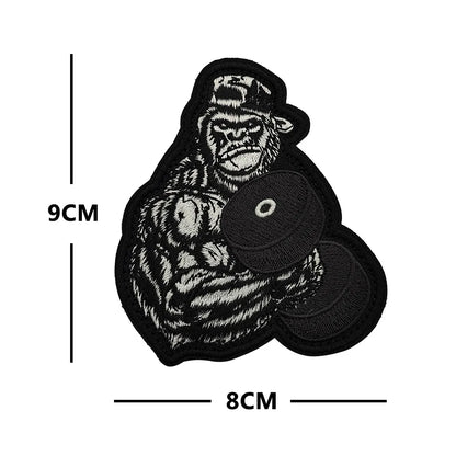 Sports Fitness Gym Patches No Pain No Gain ATHLETE team club Tactical Embroidered Patch brand Armband