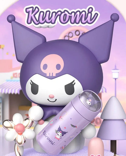 350MLStainless Steel Thermos Cups Student Kids Anime Cartoon Vacuum Flask Cute kitten/Dog/Bear Insulated Water Bottles Tumbler