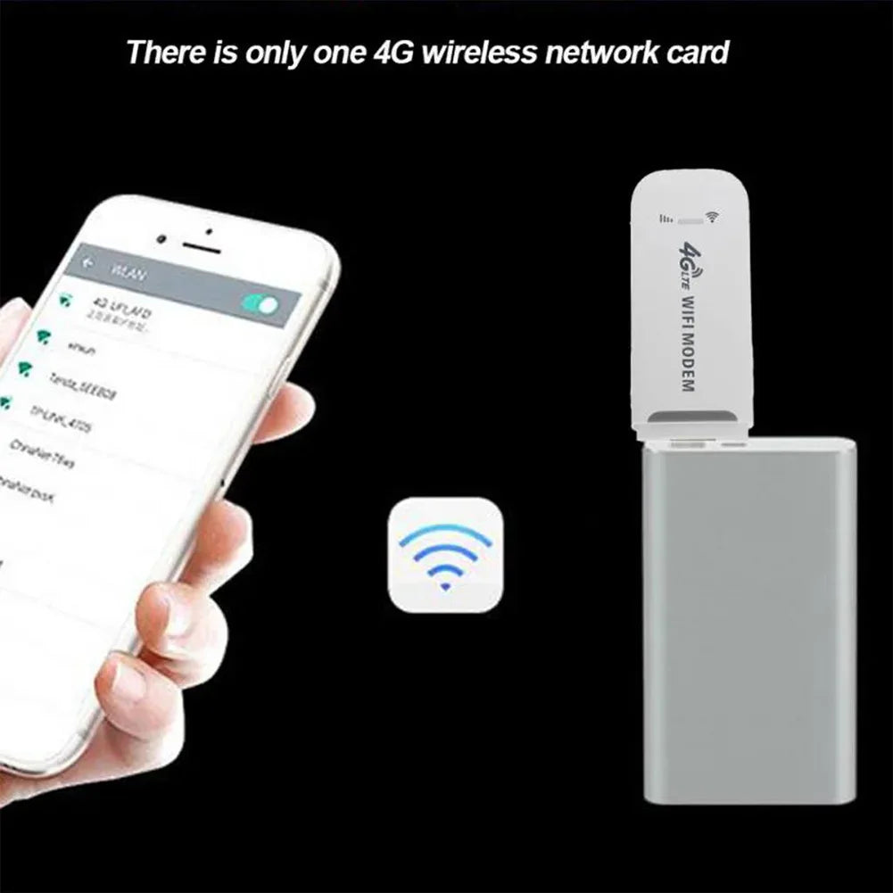 4G LTE Wireless USB Dongle Mobile 4G SIM Card Portable 150Mbps Modem Stick Pocket Hotspot Dongle Mobile Broadband