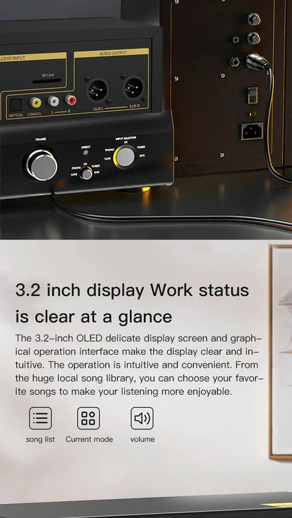 Flagship HIFI Digital Music Player ES9038Q2M DAC DSD512 Lossless Decoding Audio Decoder QCC5125 Bluetooth 5.1 AMANERO USB