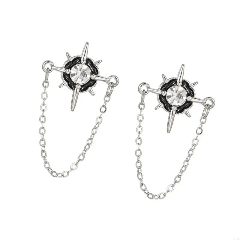 Rhinestones Chain Ear Clip For Freeclip 1 2 Earbuds With Sparkling Zirconia And Alloys Design Comfortable For Daily Wear K1KF