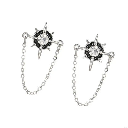 Rhinestones Chain Ear Clip For Freeclip 1 2 Earbuds With Sparkling Zirconia And Alloys Design Comfortable For Daily Wear K1KF