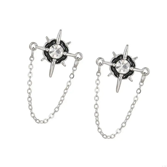 Rhinestones Chain Ear Clip For Freeclip 1 2 Earbuds With Sparkling Zirconia And Alloys Design Comfortable For Daily Wear K1KF