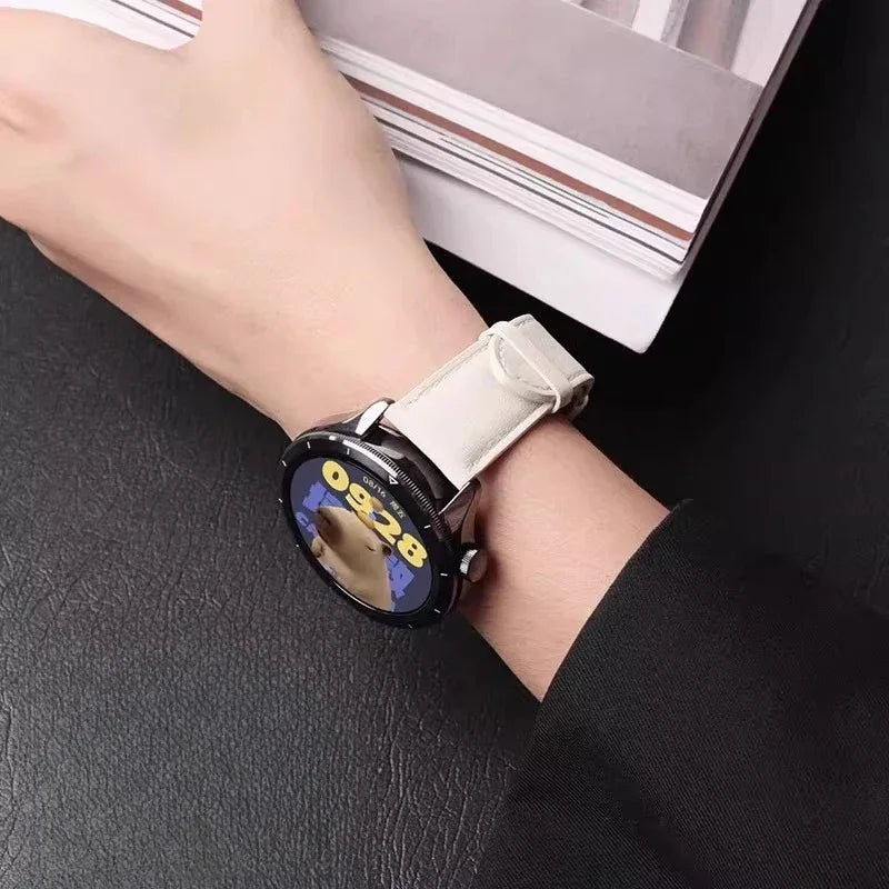 18mm Strap For Xiaomi Watch S4 41mm Leather Bracelet For Mi Watch S4 41mm Band Women Wriatband Accessories