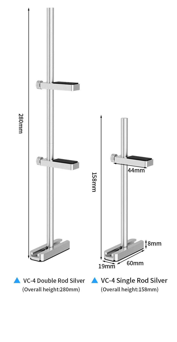 TEUCER VC4 Aluminum Alloy Graphics Video Stand 280mm GPU Support Anodic Oxidation Sandblasting Video Card Bracket PC Accessories
