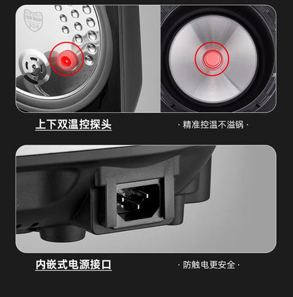 Low sugar rice cooker rice soup separation drain rice 316L stainless steel uncoated
