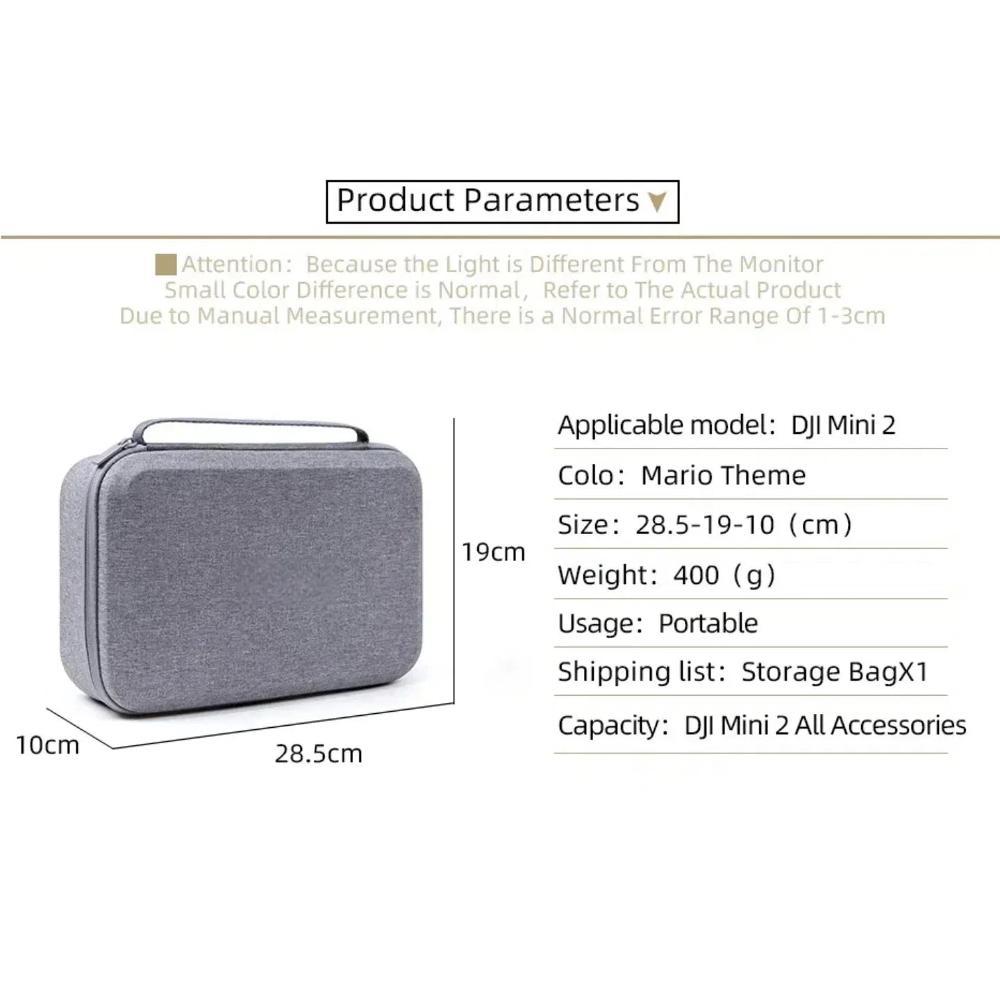 Storage Carry Bag for DJI Mini 2/Mini 2 SE/MINI 4K Drone Battery Remote Control Box Protective Portable Handbag Accessories