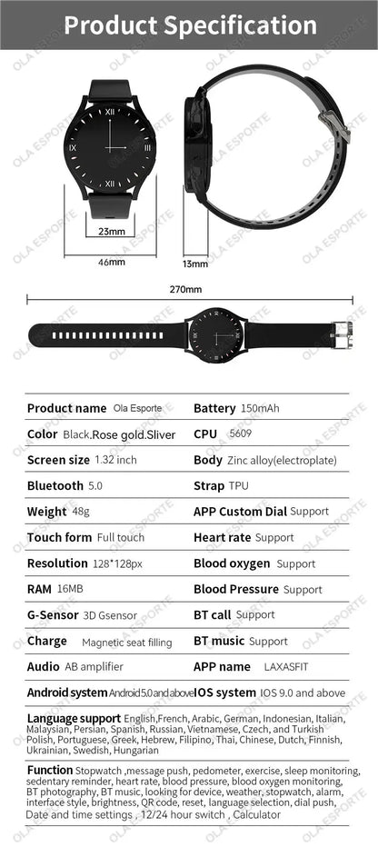 New SmartWatch 2025 Men Women Watches Bluetooth Call Heart Rate Sleep Life Waterproof Smart Watch Fitness Tracker Sporte Watch