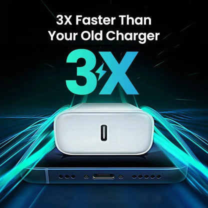 US EU Adapter PD 40W Fast Charger For Apple iPhone 15 13 12 11 14 17 16 Pro Max Type C Charger Charging Cable Phone Accessories