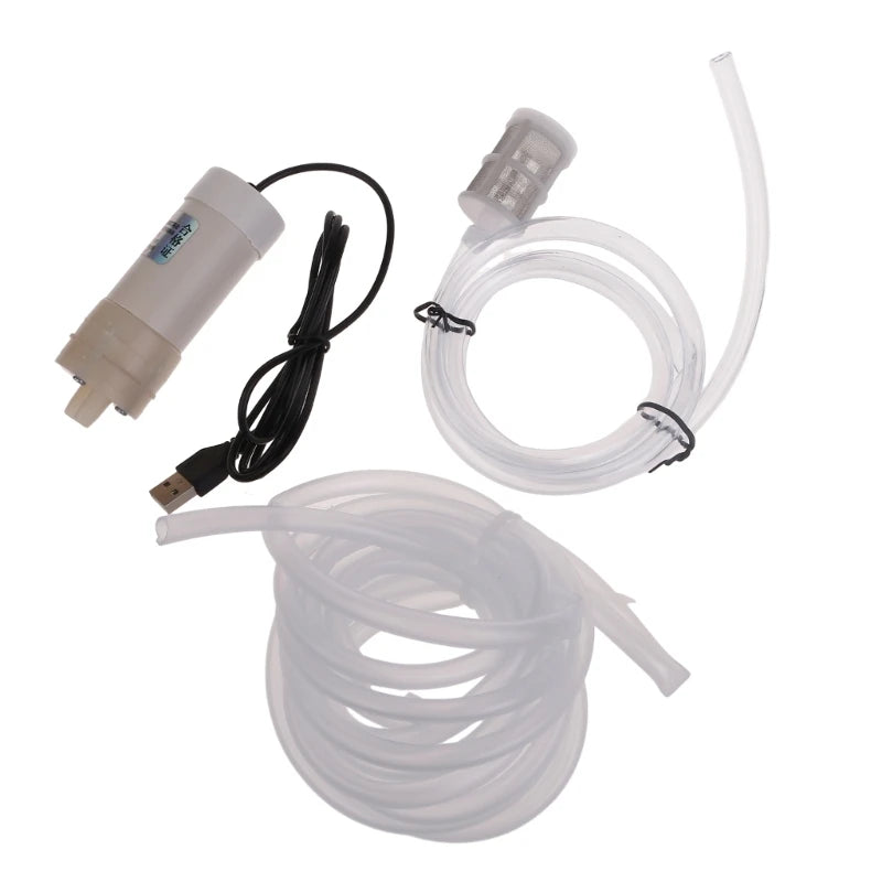 896F Water Dispenser with USB Power Supply and Self Priming Pump Balcony Waterlogging Water Pump Fish Water Pump