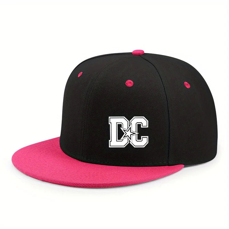 Unisex Letter Print Hip-hop Snapback Cap Outdoor Adjustable Casual Baseball Caps Sunscreen Sun Hat Streetwear