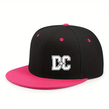 Unisex Letter Print Hip-hop Snapback Cap Outdoor Adjustable Casual Baseball Caps Sunscreen Sun Hat Streetwear