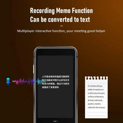 M9 Language Translator Device 107 National Languages Intelligent Translator Real-time Voice, Recording, Text Translation Device