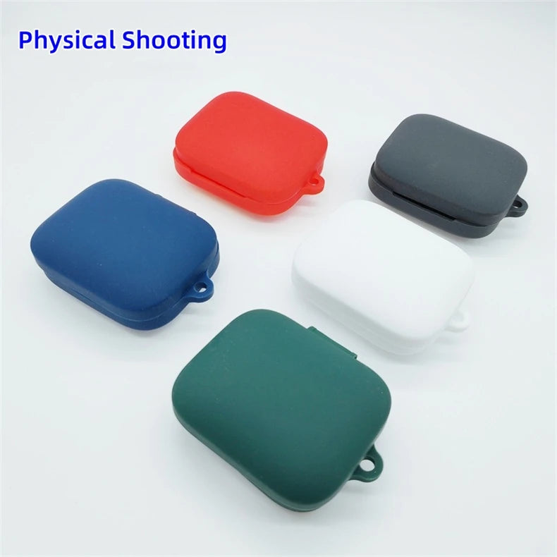 Protector Case for OnePlus Buds 3 Earphone Thicken Silica Gel Protective Sleeve Soft Shell AntiFall Safeguard With Hook Washable