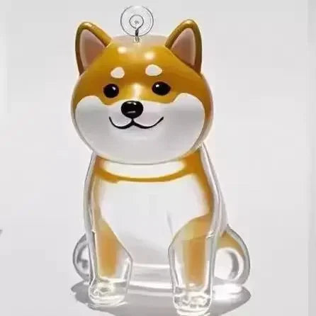 Adorable Dog Hair Storage Pendant Transparent Lovely Pet Hair Storage Box Keychain Handmade DIY Pet Souvenirs for Pet Lovers