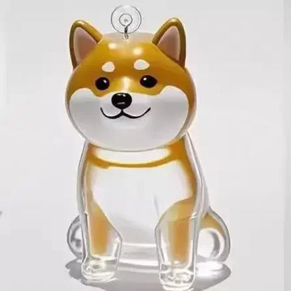 Adorable Dog Hair Storage Pendant Transparent Lovely Pet Hair Storage Box Keychain Handmade DIY Pet Souvenirs for Pet Lovers