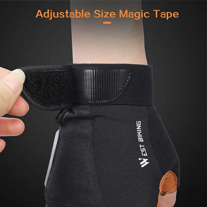 WEST BIKING Sports Bike Gloves Half Finger Men Women MTB Cycling Gloves Running Fitness Gym Riding Motorcycle Bicycle Gloves
