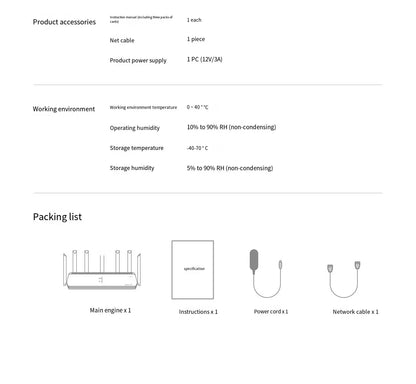 Xiaomi  Wireless Wifi 7 Router BE7000 Signal Booster Repeater Extend Gigabit Amplifier 160MHz 1GB Memory Tri-band Mesh Mi Route