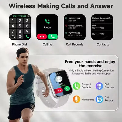 New Watch 10 Smart Watch Men Body Temperature BT Call NFC Always on Display GPS Sport Watches Women Smartwatch For Apple Android