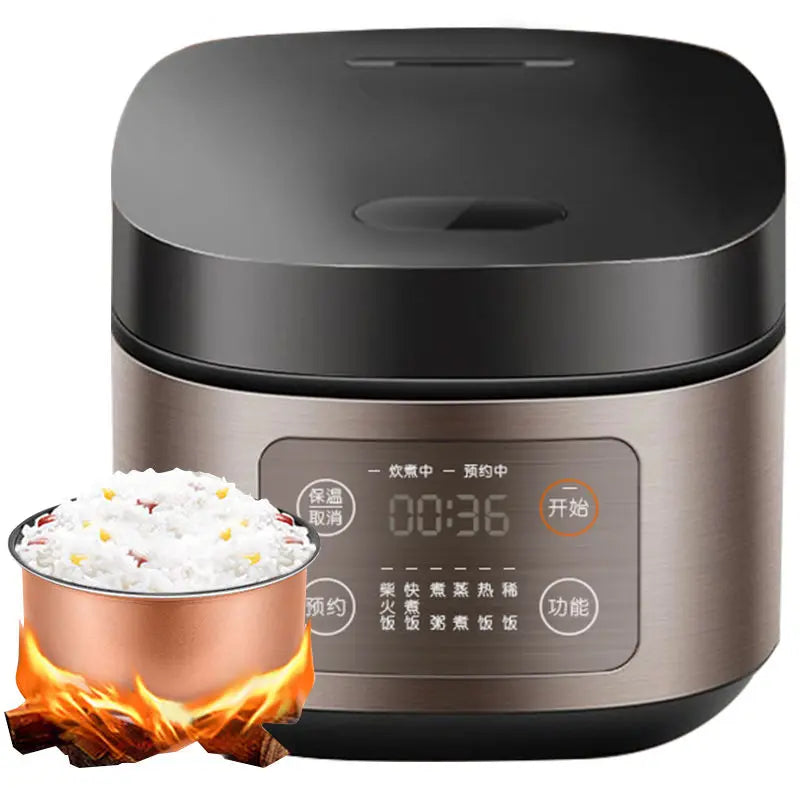 Electric rice cooker, fully automatic, household smart rice cooker, multi-functional non-stick steaming cooking fast cooking.