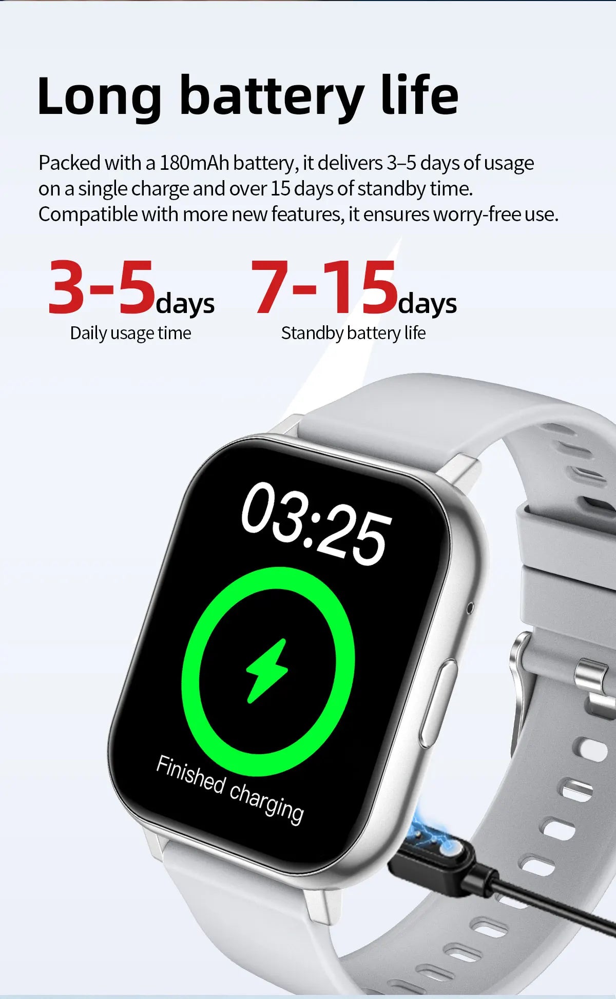LIGE 2026 New Health Monitor 1.83" HD Screen Fitness SmartWatch Call Reminder Bluetooth Call Waterproof Smart watch Men Women