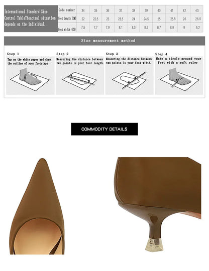 BIGTREE Shoes Women 4.5 Cm Heels Pointed Toe Woman Pumps Fashion Kitten Heels Large Size 34-43 Sexy Mid Heeled Female Shoes 2026
