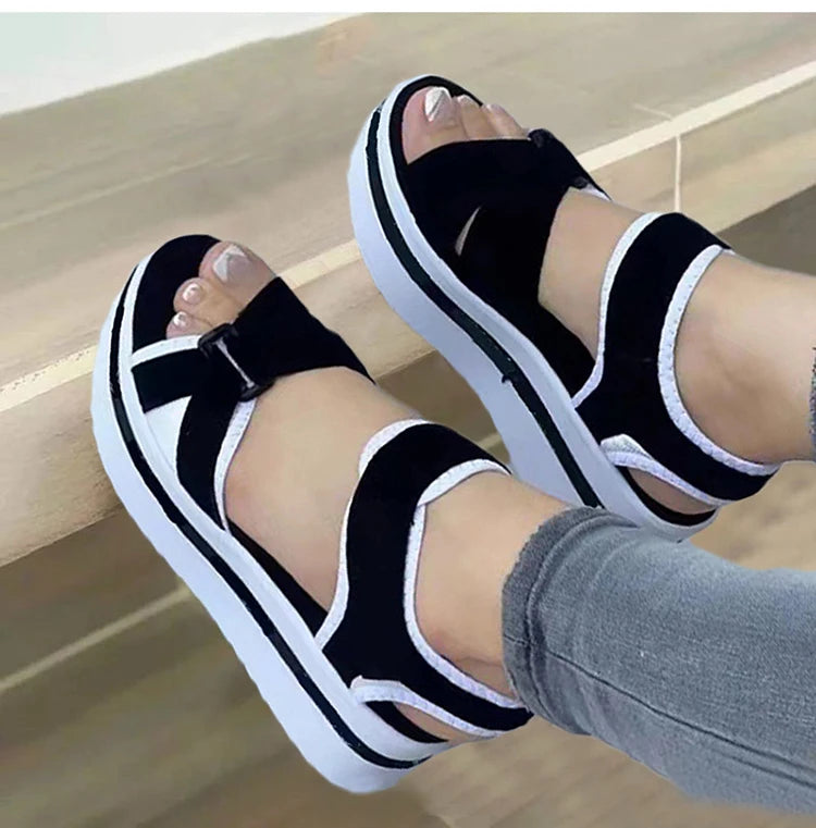 Shoes Sandals Women Summer Fashion Wedge Women Shoe Casual Women's Sandals Plus Size Elegant Female Sandal Women Footwear