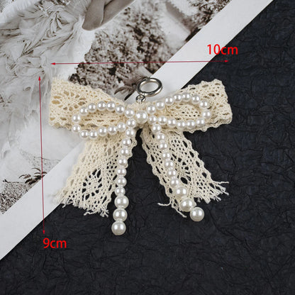 Lace pearl bow Shoe Shoelaces Charms for Sneakers Decorative Shoe Flower Buckle Decorative Shoe Fashion Charm Accessories