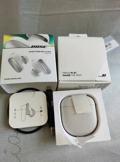 Bose QuietComfort Ultra Wireless Noise Cancelling Headphones Bluetooth Earbuds Space Audio and First-Class Noise Cancelling