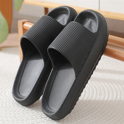 Kidmi Summer Thick Sole Slippers Men Sandals Home Softsole Slippers Outdoor Breathable Sandals for Home Flat Sandals Men's Shoes