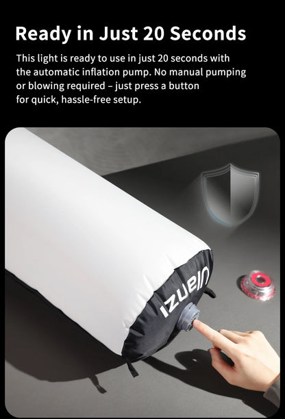 Ulanzi AL60 Inflatable Foldable Air Tube Light LED Light Fill Light 2700-6500K 2070Lux/0.5m with Remote control for Photography